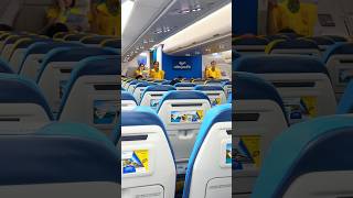 SAFETY DEMO Aboard Cebu Pacific’s A330neo flight travel flying cebupacific airbus plane fyp [upl. by Werdna]