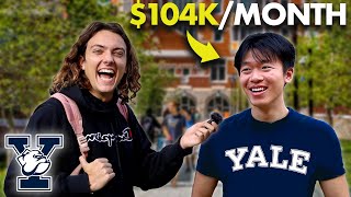 Asking Yale Students How They Make Money [upl. by Cornew]