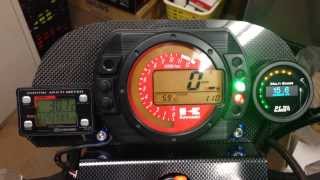 ZRX1200R Z1000メーター換装動作確認 [upl. by Ailis165]