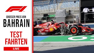 F1 Tests in Bahrain  PreSeason Testtage 2024 Tag 3 [upl. by Lahcim]