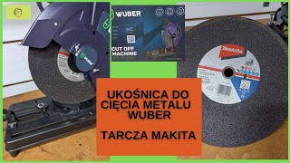 Przecinarka ukośnica do metalu Wuber tarcza Makita test [upl. by Lodovico963]