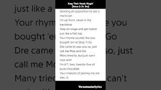 Keep Their Heads Ringin’ Dr Dre Verse 3 Dr Dre [upl. by Otnicaj]