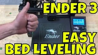 Creality Ender 3 Easy Way To Level Your Bed [upl. by Nivrem]