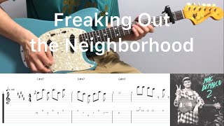 Mac Demarco  Freaking Out The Neighborhood guitar cover with tabs amp chords [upl. by Soelch]