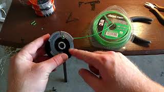 Restring Spool for Black amp Decker Trimmer  Edger [upl. by Hsan]