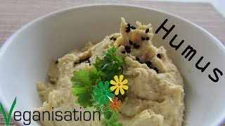 Leckerer Hummus zubereitet von Veganisation Rezept Vegan Online Shop [upl. by Eyoj]