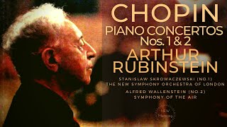 Chopin  Piano Concertos No1 2  Remastered Centurys recording Arthur Rubinstein [upl. by Ellicec]