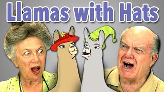 ELDERS REACT TO LLAMAS WITH HATS [upl. by Aiello682]