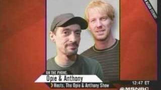 Opie amp Anthony on MSNBC  Hold Your Wee for a Wii [upl. by Genny]