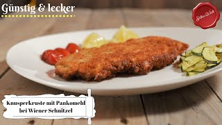 panieren mit Pankomehl Demonstriert an einem Wiener Schnitzel [upl. by Lundquist]