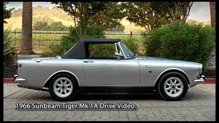 1966 Sunbeam Tiger MK1A Drive Video [upl. by Gustafson]