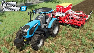 Siew nowymi nabytkami  Farming Simulator 22  19 [upl. by Ruthy601]