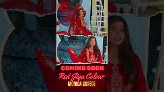 Red Jaya Colour Monica George shortmusic youtubeshorts song music pardes [upl. by Lehctim]