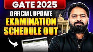 GATE 2025 Examination Schedule  GATE 2025 Exam Schedule Release  GATE 2025 Exam [upl. by Aniaj]