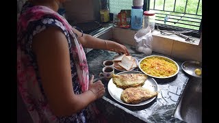 INDIAN MORNING BREAKFAST ROUTINE 2018 IN HINDI  DAILY INDIAN MORNING KITCHEN ROUTINE CLEANING [upl. by Togram]