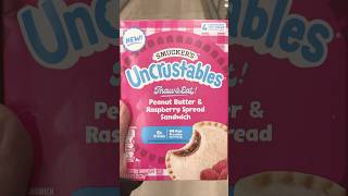 NEW Smucker’s UNCRUSTABLES Sandwich 🥪 food shorts [upl. by Milt609]