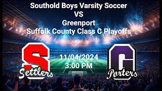 Southold Boys Varsity Soccer VS Greenport [upl. by Autum882]