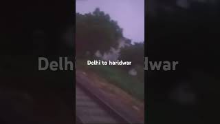 Delhi to Haridwar by mussoorie express  train vlog  train vlog  night vlog [upl. by Ahsuas]