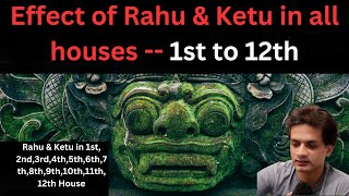 Unlocking Your Destiny Rahu and Ketu Influence in Every House  Vedic Astrology Revealed [upl. by Aidroc]