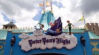 Peter Pans Flight at the Magic Kingdom Walt Disney World  HDThrillSeeker [upl. by Eindys]