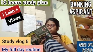 I woke up at 4 am  productive study vlog📚 for bank exam 2023  my sliver lining [upl. by Nnaillek101]