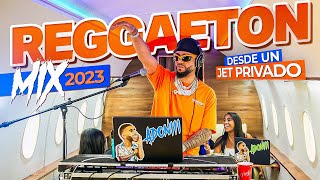 MIX REGGAETON 2023 🔥 LO MAS NUEVO 🛩️ DESDE UN JET PRIVADO MEZCLANDO EN VIVO DJ ADONI [upl. by Retnuh164]