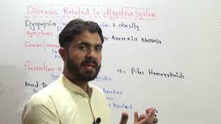 Diseases of the digestive system Dyspepsia anorexia nervosa Ulcer in Urdu Hindi by Dr Hadi [upl. by Aihsram]