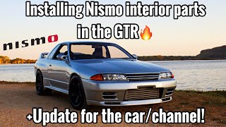 Installing Nismo parts on the GTR [upl. by Ardnuhsal651]