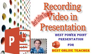 How to Record video in Power point presentationMalayalam Tutorial [upl. by Pomfret982]