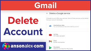 How to Delete a Gmail Account [upl. by Gamin]