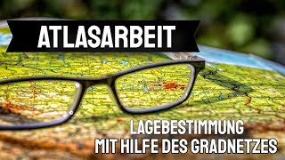 Atlasarbeit  Gradnetz  Lagebestimmung  Entfernung berechnen [upl. by Lauretta114]