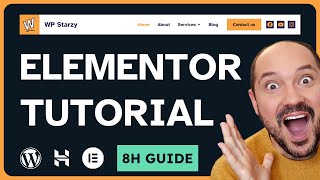 Elementor Tutorial 2024  How To Create a Website with WordPress and Elementor PRO Tutorial 8H [upl. by Etneciv248]