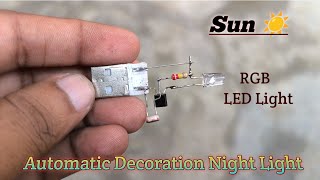 Automatic Room decoration night light Circuit  with mobile charger  नाइट लाइट सर्किट  electrical [upl. by Alaster]