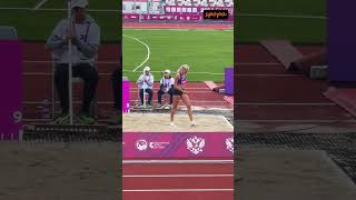 Heptathlon Valeriya MOSKVITINA Long Jump – 611 shorts athletics viral [upl. by Bandler]