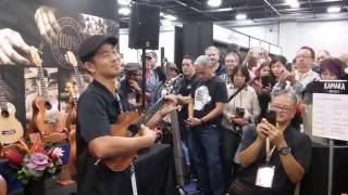 Jake Shimabukuro Medley at NAMM 2017 [upl. by Nirrej]