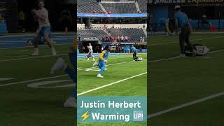 Justin Herbert’s Pregame WarmUp  Chargers vs Chiefs Showdown BOLT BROS  LA Chargers nfl [upl. by Budge849]