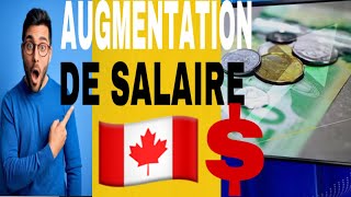 AUGMENTATION DU SALAIRE MINIMUM 🇨🇦 4 PROVINCES SONT CONCERNÉES [upl. by Giza]