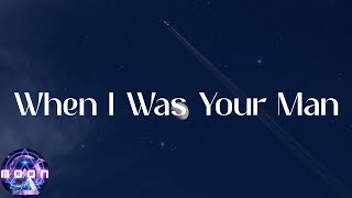 Bruno Mars  When I Was Your Man Lyrics [upl. by Ivon]