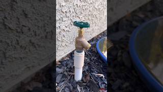 replacing a garden bib plumbing asmr [upl. by Aivyls431]