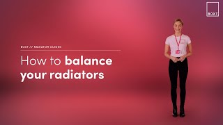 How to balance your radiators  UK  BOXT [upl. by Nnyltiac276]