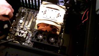 Asus Sabertooth X58 Motherboard Install In Antec 1200 [upl. by Ellora]