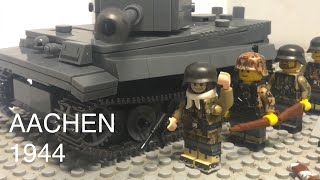 Lego WW2 Battle of Aachen [upl. by Anelyak]