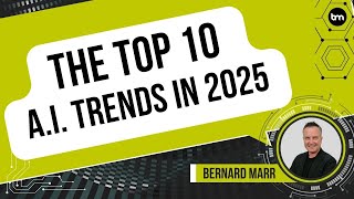 Top 10 AI Trends In 2025 Everyone Must Be Ready For Now [upl. by Nawaj]