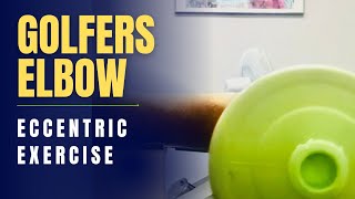 Golfers Elbow Eccentric Exercises [upl. by Nunci]