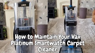 How to Maintain and Use The Vax Platinum Smartwash Carpet Cleaner Essential Tips [upl. by Casilda]