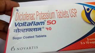 Voltaflam 50 Tablet  Uses Sideeffects Reviews and Precautions in hindi [upl. by Ruyam594]