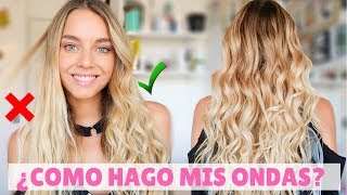 ASI HAGO MIS ONDAS EN EL PELO 💇  Fácil y Rápido [upl. by Cristobal]