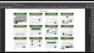 Calendario Escolar 20222023 SEP [upl. by Hisbe]
