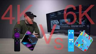 TV BOX 4K vs 6K test [upl. by Naesyar]