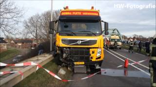 Dodelijk ongeval tussen auto en vrachtwagen op N331 [upl. by Ayna]